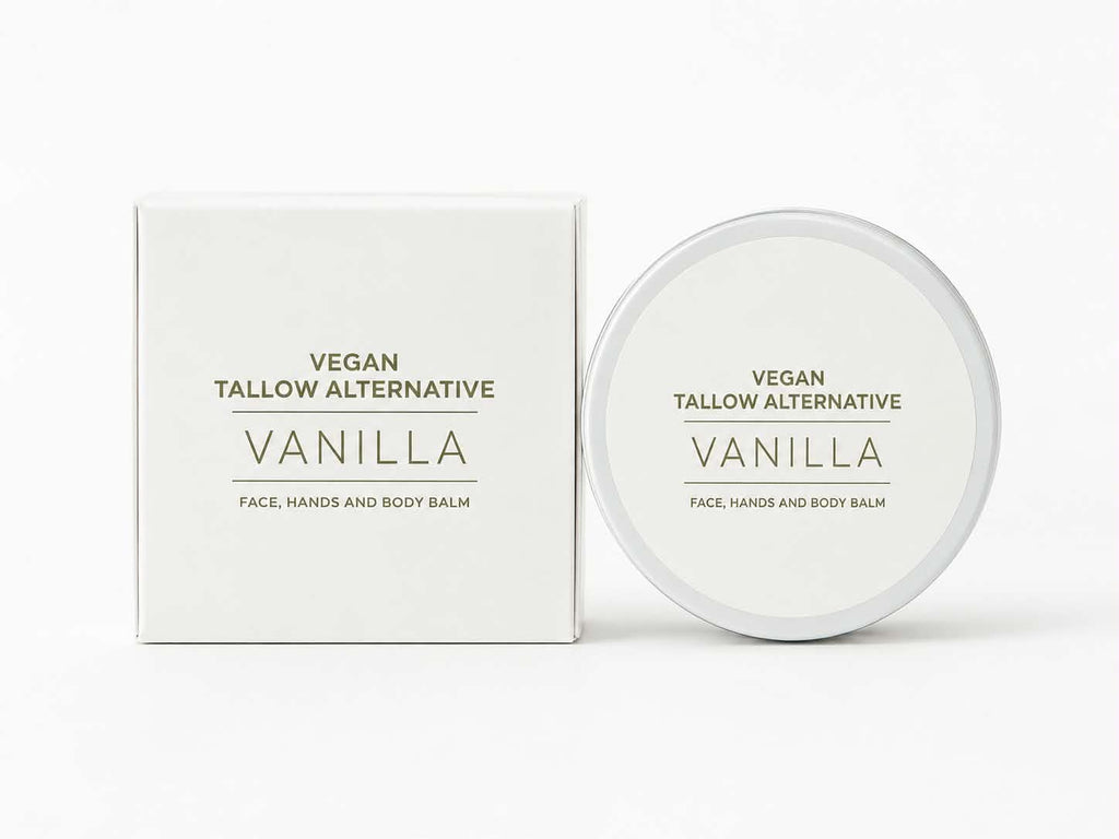 Vegan Tallow Alternative with Vanilla - FACE, HANDS AND BODY - 60gm