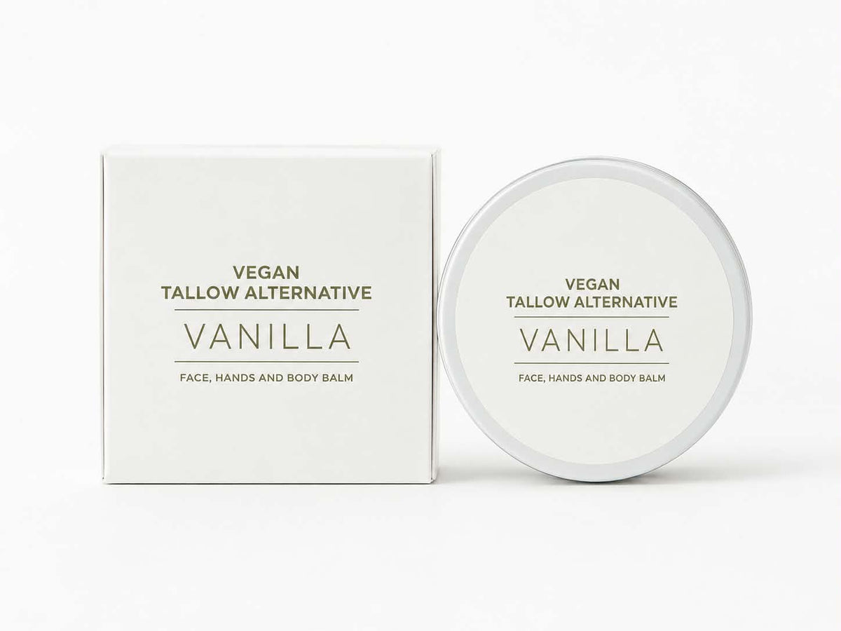 Vegan Tallow Alternative with Vanilla - FACE, HANDS AND BODY - 60gm