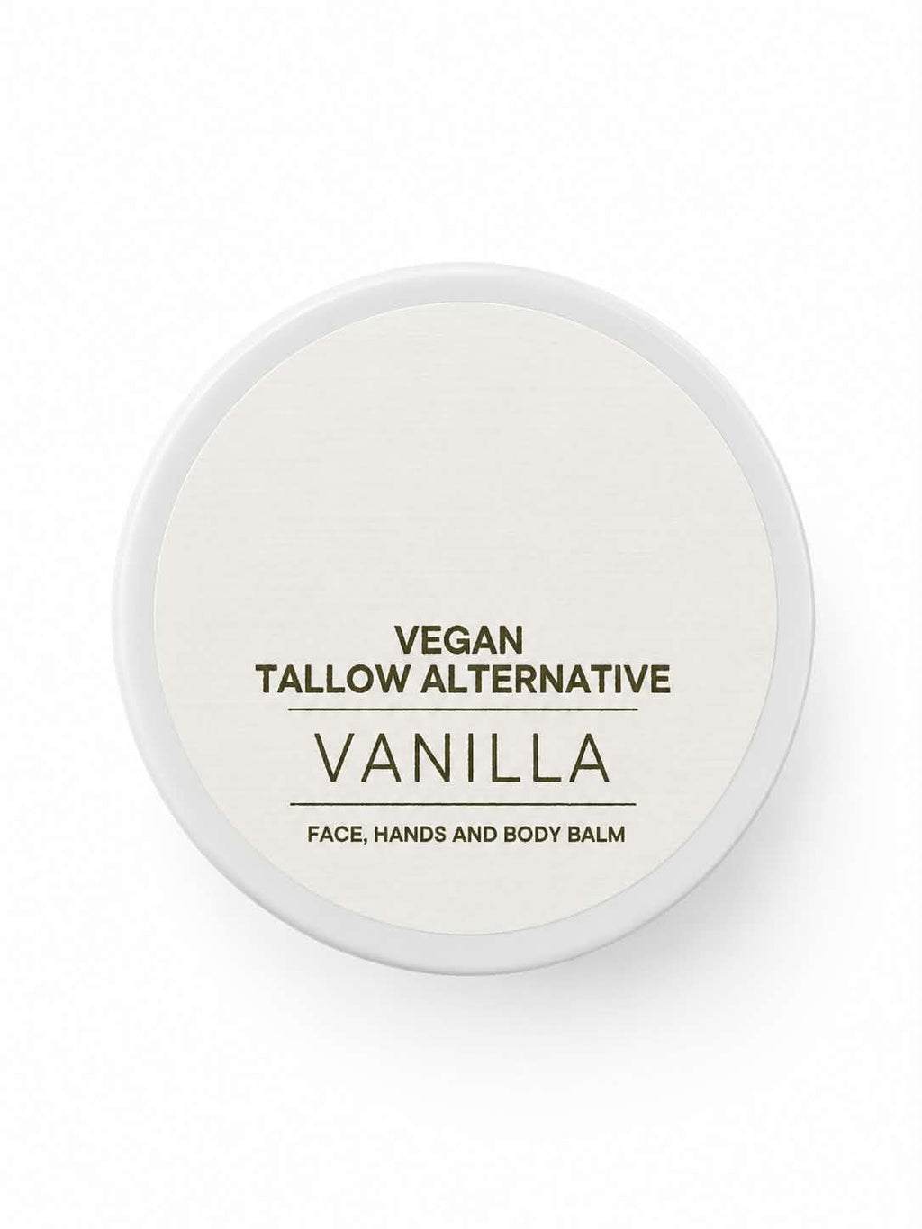 Vegan Tallow Alternative with Vanilla - FACE, HANDS AND BODY - 60gm