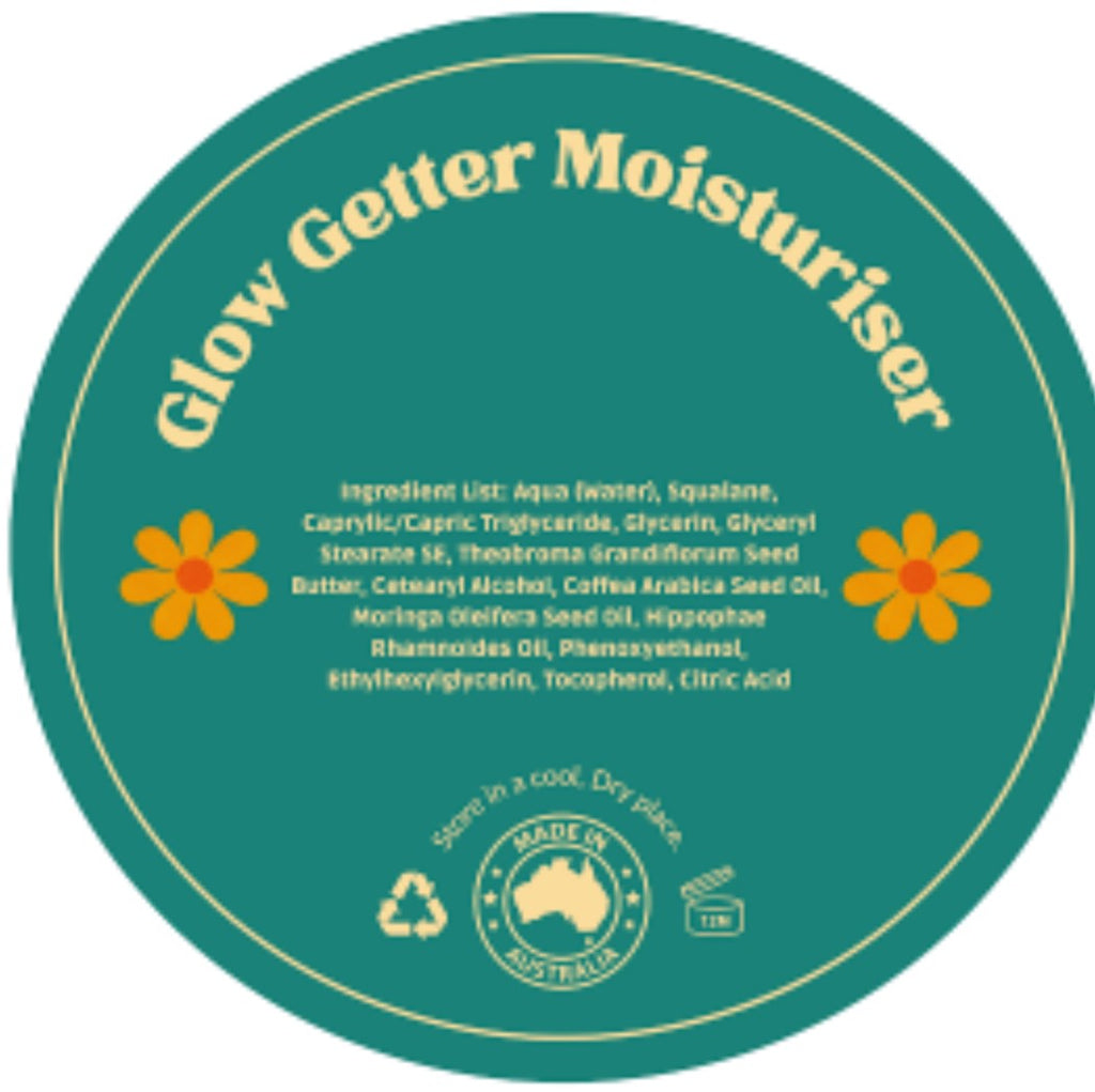 GLOW GETTER MOISTURISER (coffee energy + skin glow) - WITH COFFEE OIL, MORINGA AND SEA BUCKTHORN