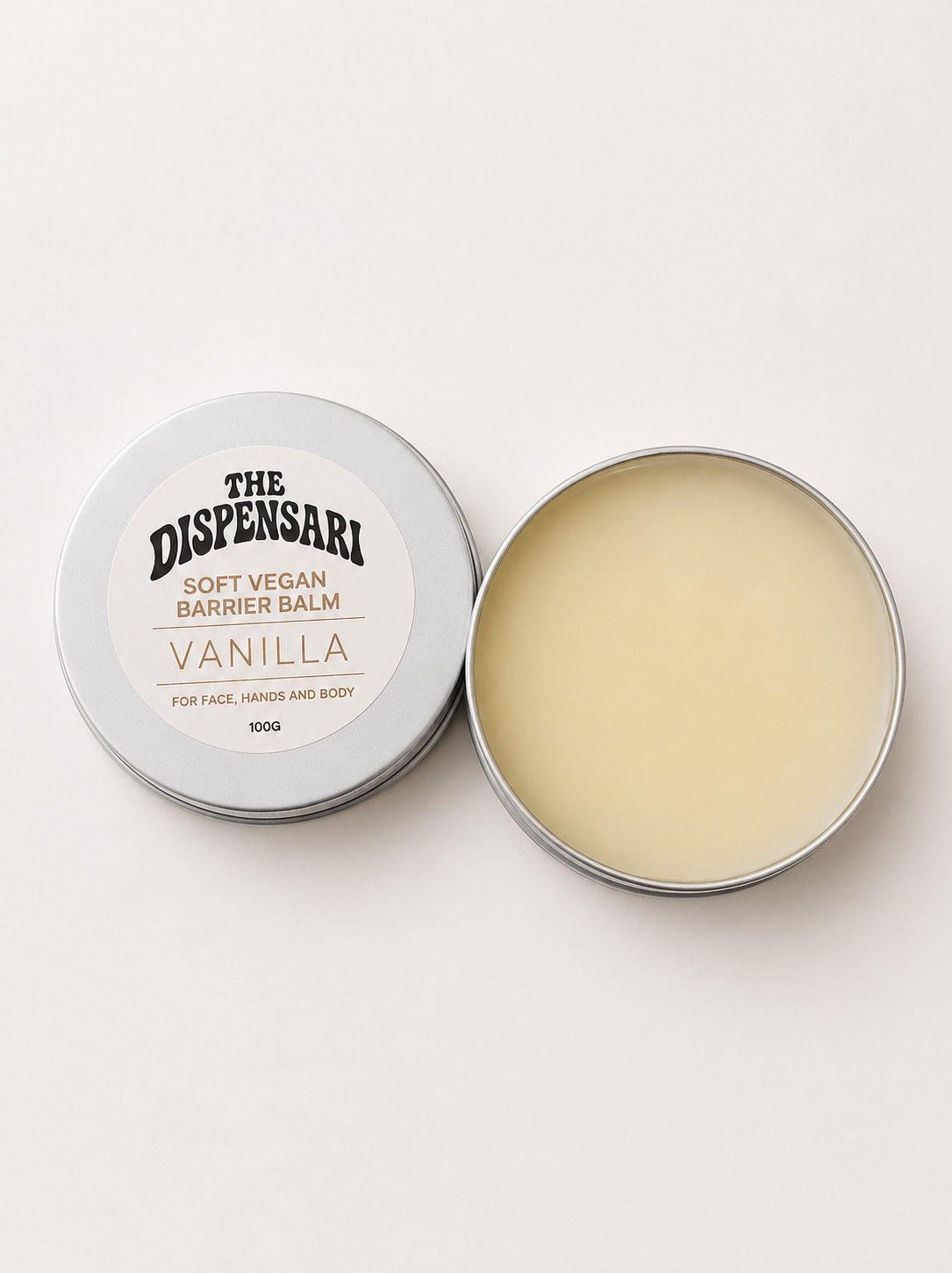 Soft Vegan Barrier Balm - With Vanilla - FOR FACE, HANDS AND BODY - 100gm