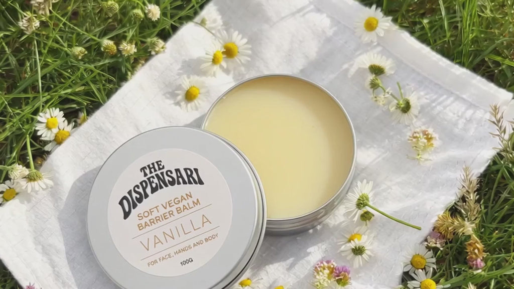 Soft Vegan Barrier Balm - With Vanilla - FOR FACE, HANDS AND BODY - 100gm